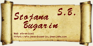 Stojana Bugarin vizit kartica